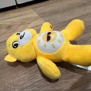 Yellow Plush Care Bear Toy
